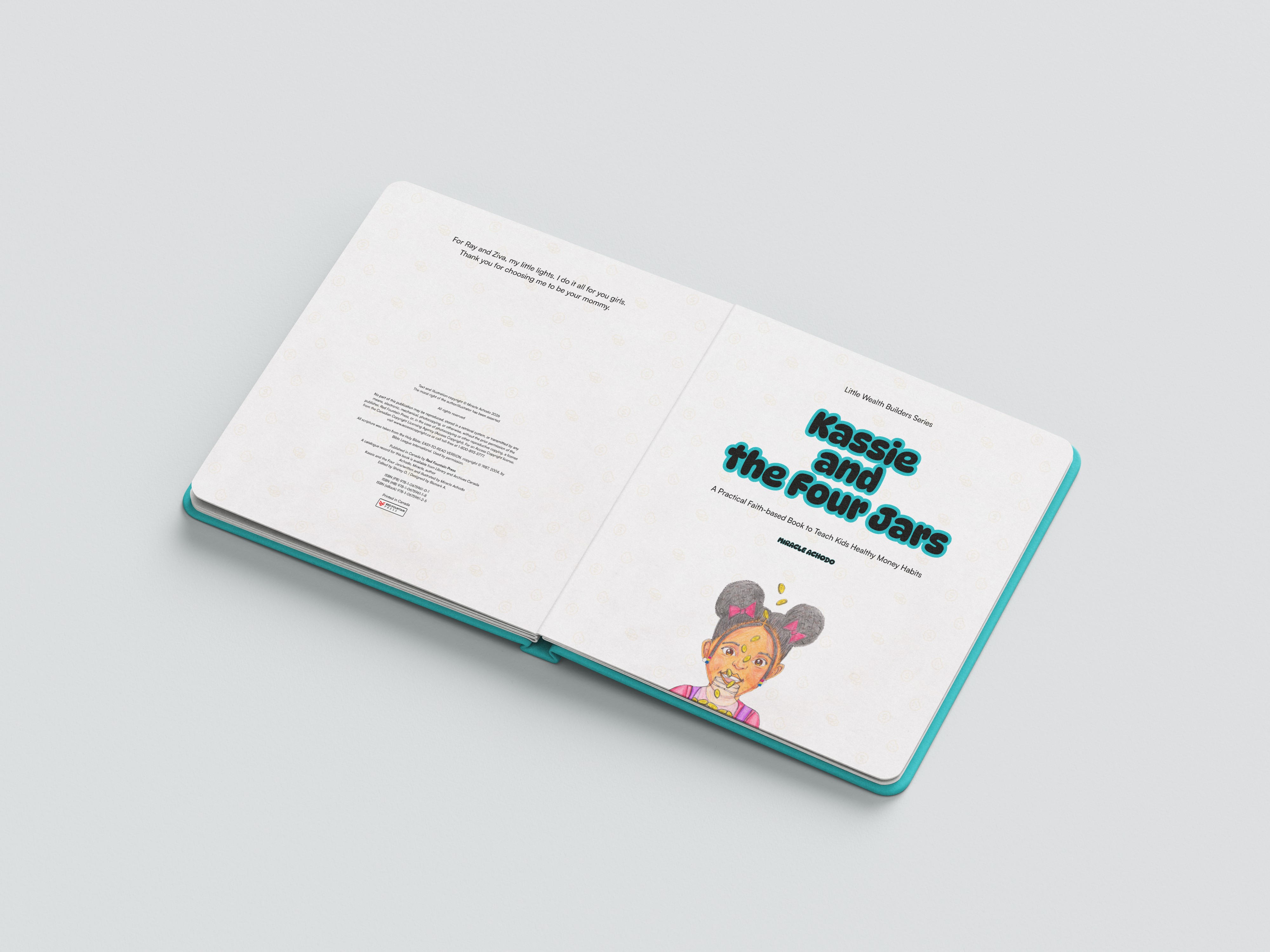 Kassie and  the Four Jars book mockup